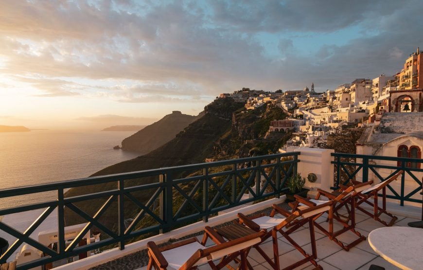 Santorini Love Above the Aegean