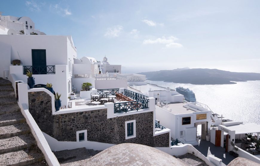 Santorini Love Above the Aegean