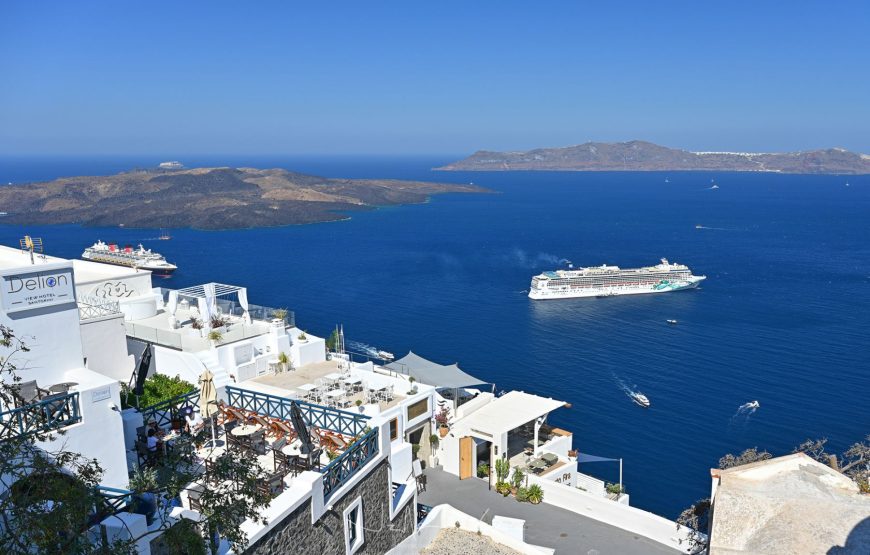 Santorini Love Above the Aegean