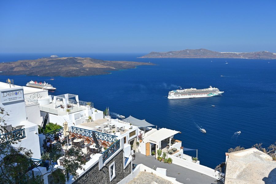 Santorini Love Above the Aegean