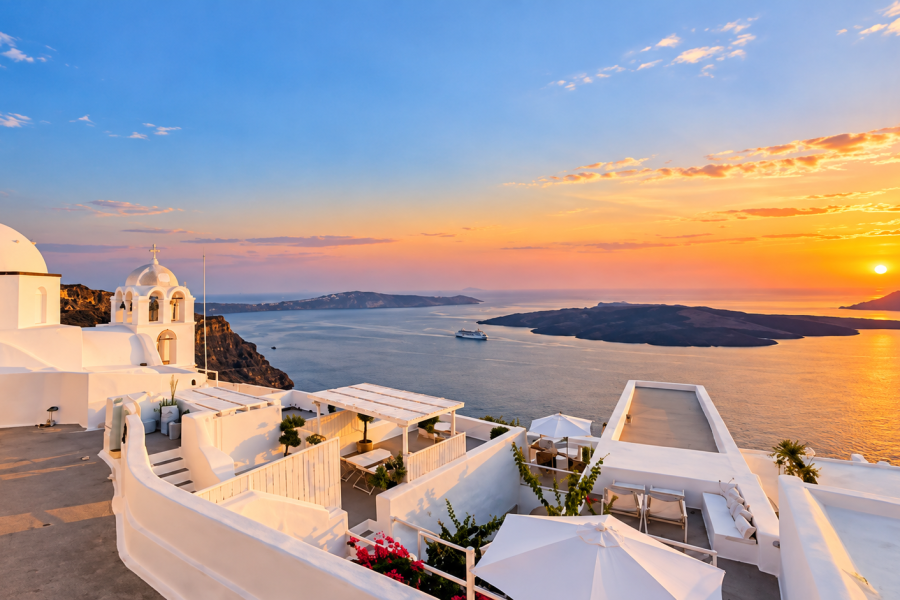 Santorini Fira Romantic Charm
